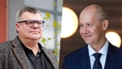 Віктар Бабарыка (зьлева) і Валер Цапкала