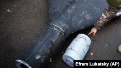 Иллюстративное фото: термобарическая часть иранского беспилотника типа Shahed, используемого в том числе и против Украины