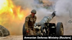 Альберт Ованнисян во время боевых действий, 28 сентября 2020 г․