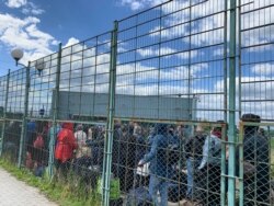 Черга перед польським пунктом пропуску Медика,1 червня 2020 року