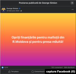 George Simion, președintele AUR, cere oprirea finanțărilor către „presa miluită”