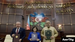 Ադրբեջանի, Թուրքիայի և Պակիստանի խորհրդարանների խոսնակները` Բաքվի հռչակագիրը ձեռքներին