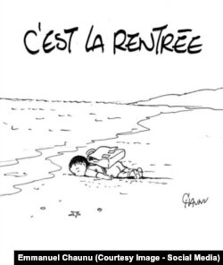 Рисунок Эммануэля Шоню. Он НЕ публиковался в Charlie Hebdo