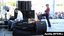 Ачылыш тантанасында Искәндәр Хәйруллин һәм Фәрит Бикчәнтәев