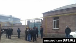 Armenia - The house in Gyumri where 6 people were shot dead on 12 January 2015