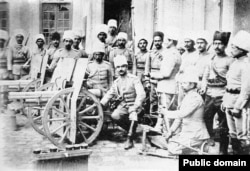 تصویری از نیروهای ژاندارمری تهران در اواخر دوره قاجار