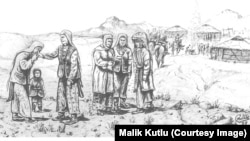 Келин келгенде, Малик Кутлу тарткан сүрөт