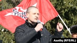 Сергей Удальцов в Уфе в президентскую кампанию-2018