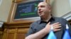 Rustem Umerov, a Ukrainian politician of Crimean Tatar origin nominated to replace Defense Minister Oleksiy Reznikov, attends parliament in Kyiv on September 5.