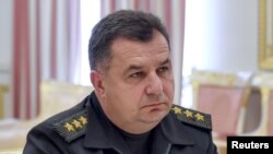 Министр обороны Украины Степан Полторак. Киев, 13 октября 2014 года.