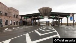 Armenia - A newly rebuilt border checkpoint at Bavra, 1Oct2017