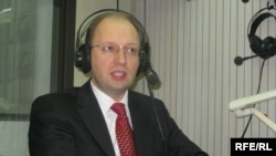 Арсеній Яценюк у студії Радіо Свобода