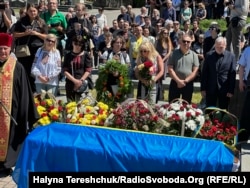 Прощання з українським поетом, шістдесятником, громадським діячем Ігорем Калинцем. Львів, 1 липня 2025 року