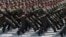 North Korean soldiers march during a military parade in Pyongyang. (file photo) 