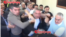 Armenia - Tigran Ter-Margarian (right), the Nor Nork district chief, and other men beat up video blogger Artur Chakhoyan, Yerevan, April 30, 2025.