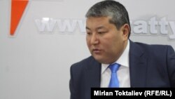 Мелис Мырзакматов "Азаттыктын" Бишкек студиясында, 17-январь, 2013-жыл