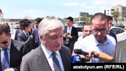 Глава МИД Армении Эдвард Налбандян, Ереван, 9 августа 2017 г․   