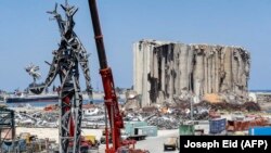 Наслідки вибуху в порту Бейрута через рік після трагедії, серпень 2021 року