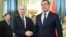 Кыргызстандын президенти Садыр Жапаров менен Орусиянын президенти Владимир Путин. Москва, 2-июль 2025-жыл.