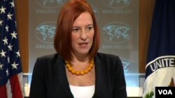 Речниця Державного департаменту США Джен Сакі 