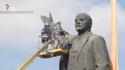Після понад доби зусиль у Запоріжжі демонтували пам’ятник Леніну (відео)