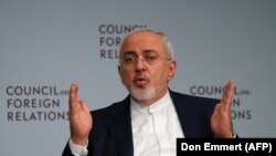 محمد جواد ظریف در نشست اندیشکده شورای روابط خارجی در نیویورک