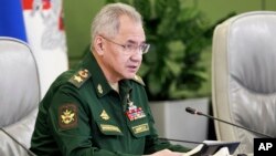 Russian Defense Minister Sergei Shoigu (file photo)