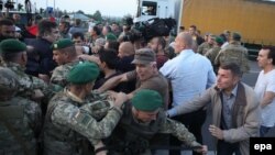 Сутычка на дзяржаўнай мяжы Ўкраіны і Польшчы пры перасячэньні мяжы Міхэілам Саакашвілі 10 верасьня 2017