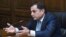 Armenia - Vahram Baghdasarian, the parliamentary leader of the ruling Republican Party, speaks at a news briefing in Yerevan, 5Feb2016.