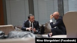 Ираклий Гарибашвили и Шарль Мишель