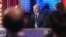 Belarusian President Alyaksandr Lukashenko meets with the chiefs of state media on April 10.