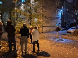 Двор, дзе знаходзіцца дом Ніны Багінскай