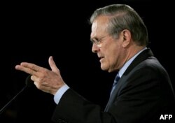 Доналд Рамсфелд, собиқ вазири дифои Амрико.