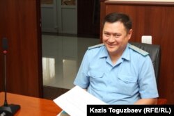 Прокурор Алматинской городской прокуратуры Еркин Майшинов. Алматы, 11 июля 2013 года.