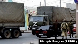 Вулиці Мелітополя щодня патрулюють окупанти, квітень 2022 року. Ілюстраційне фото