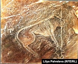 Эстампаж "Змея и тигр"