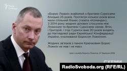 Відповідь прес-служби Бориса Ложкіна журанлістам «Схем»