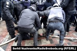 Сутички біля Верховної Ради. Київ, 16 січня 2018 року