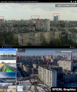 Будинки із синіми дахами по центру розташовані за адресою Туманяна,15а