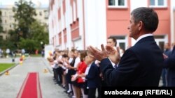 Школа ў Менску. Архіўнае фота