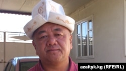 Активист оппозиции Абдылды Капаров. Ош, 10 апреля 2015 года.