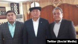 Камчыбек Ташиев, Сооронбай Жээнбеков жана Молдомуса Конгантиев.