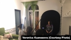 Ереван. Съемки фильма о домашнем насилии