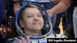 Oleg Kononenko, one of two Russians who set a record continuous stay on the International Space Station (ISS), according to Russian space agency Roskosmos. (file photo)