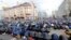 Muslims attend an Eid al-Adha mass prayer near Moscow's grand mosque. (file photo)