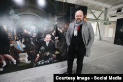 Андрей Дурейка, білоруський художник, фото з Facebook (автор Валерій Милосердов)