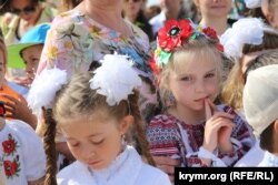 Останній дзвоник у гімназії в Сімферополі, травень 2015 року