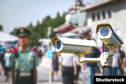 Камеры видеонаблюдения на улицах Пекина