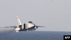 Російський бомбардувальник Су-24