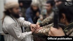 Боевики запрещеной группировки "Исламскоео государство" в Афганистане (фото из архива)